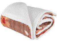 Cobertor Casal Jolitex de Microfibra Sherpa Abrantes Marrom - 1