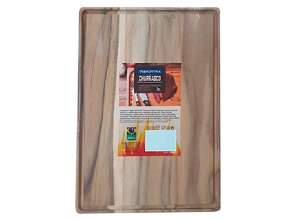 Tábua para Churrasco de Madeira Retangular - 1