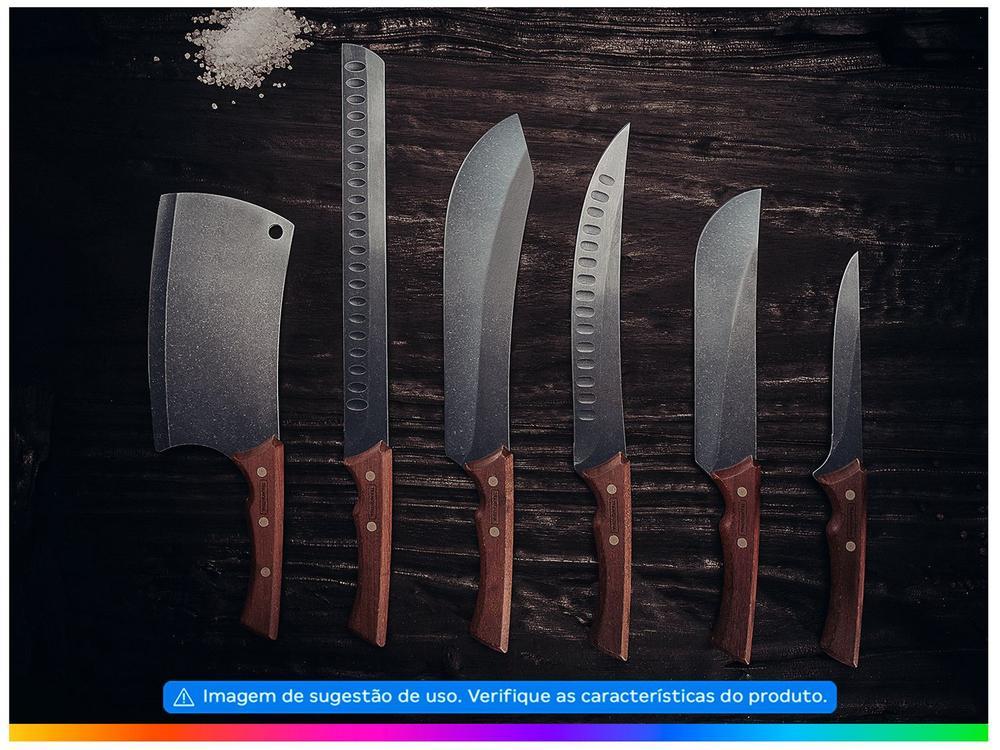 Faca para Carne Tramontina Inox 10” Churrasco Black - 2