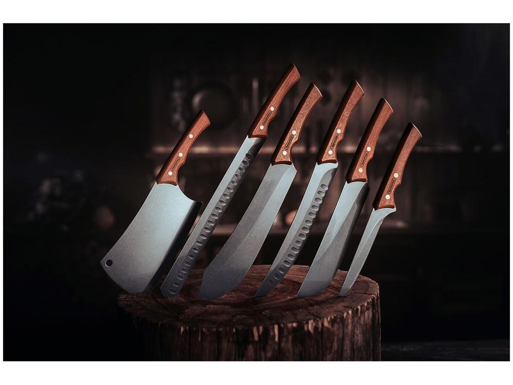 Faca para Carne Tramontina Inox 10” Churrasco Black - 3