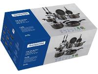 Jogo de Panelas Tramontina Antiaderente Alumínio Grafite 10 Peças Paris - 12