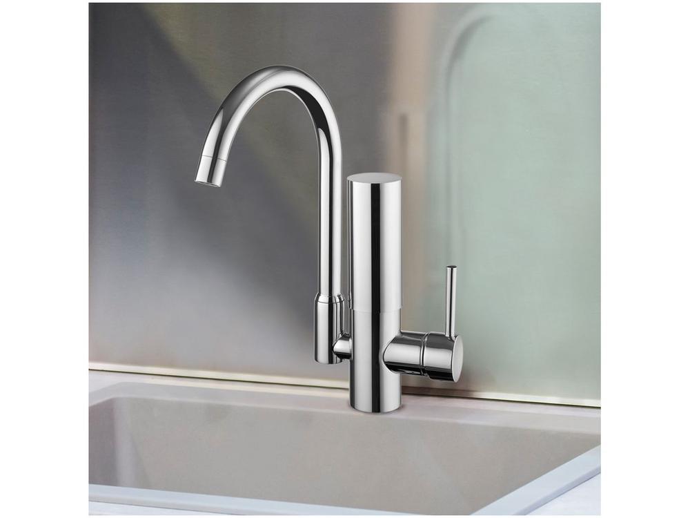 Purificador de Água Lorenzetti de Mesa Cromado - Monocomando Acqua Class 2243 C24 Água Natural - 3