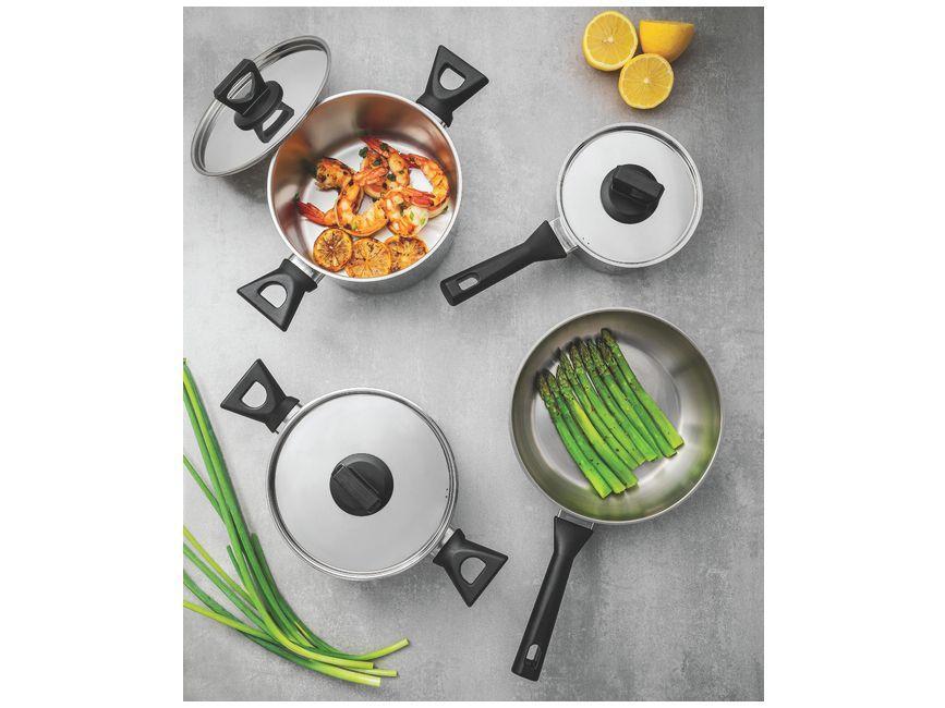 Jogo de Panelas Tramontina Inox 5 Peças - 3