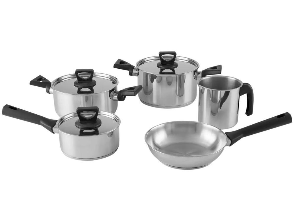 Jogo de Panelas Tramontina Inox 5 Peças - 6