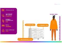 Cômoda 8 Gavetas Araplac Denver - 9