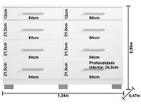 Cômoda 8 Gavetas Araplac Denver - 13
