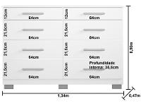 Cômoda 8 Gavetas Araplac Denver - 7