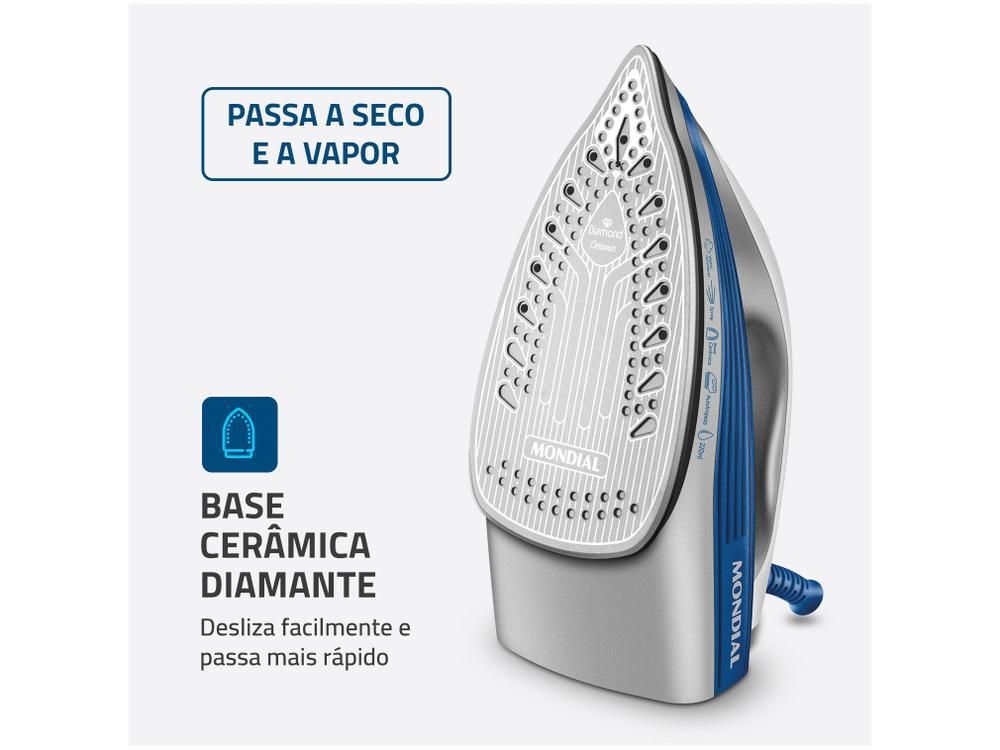 Ferro de Passar Roupa a Vapor Mondial - 2