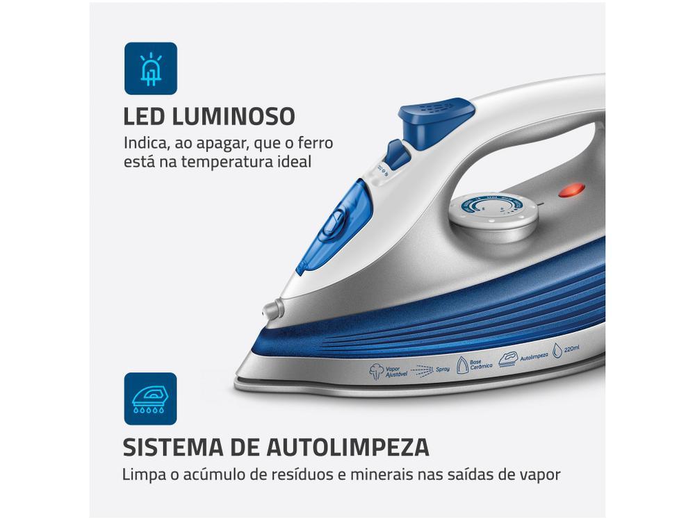 Ferro de Passar Roupa a Vapor Mondial - 7