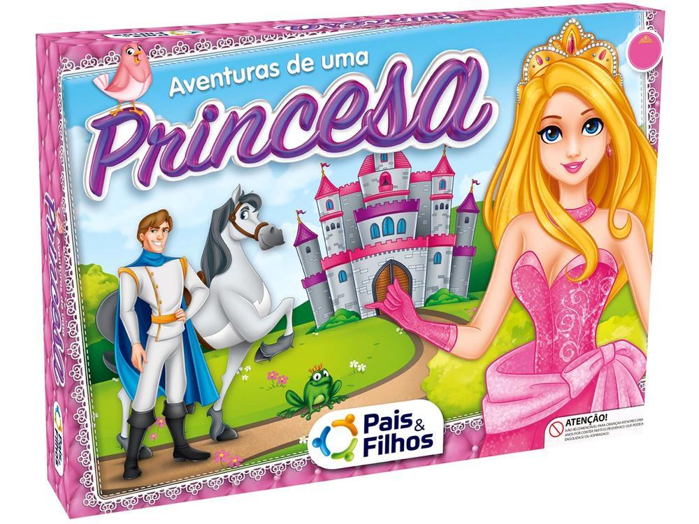 Jogo Aventuras de uma Princesa Top Line Tabuleiro - 1