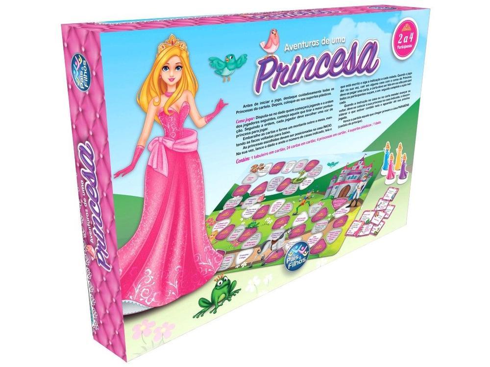 Jogo Aventuras de uma Princesa Top Line Tabuleiro - 6