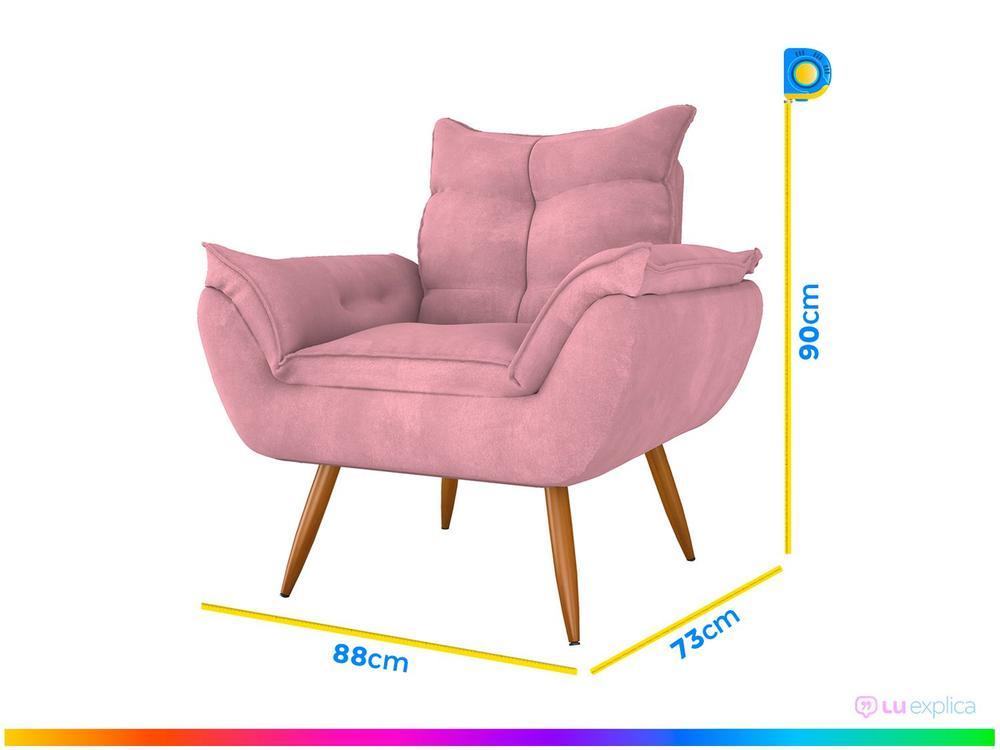 Poltrona Decorativa Moderno Matrix Tóquio - 4