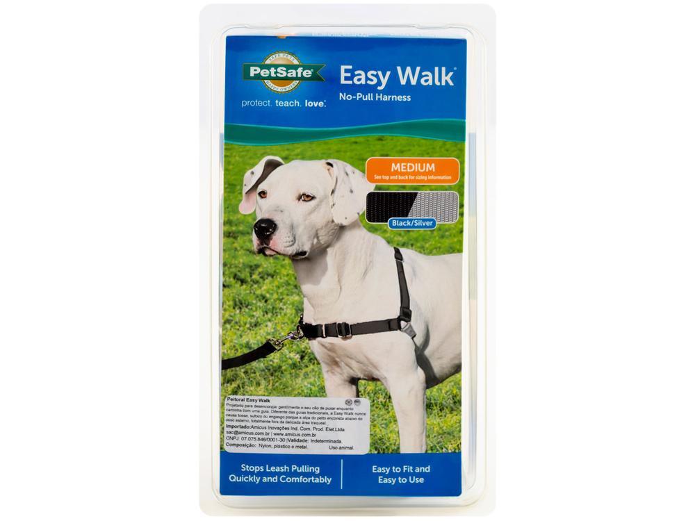 Guia para Cachorro Tam. M Preto e Cinza PetSafe Easy Walk - 1
