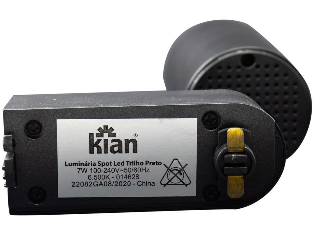 Spot de LED de Trilho de Sobrepor Redondo Branca - 4