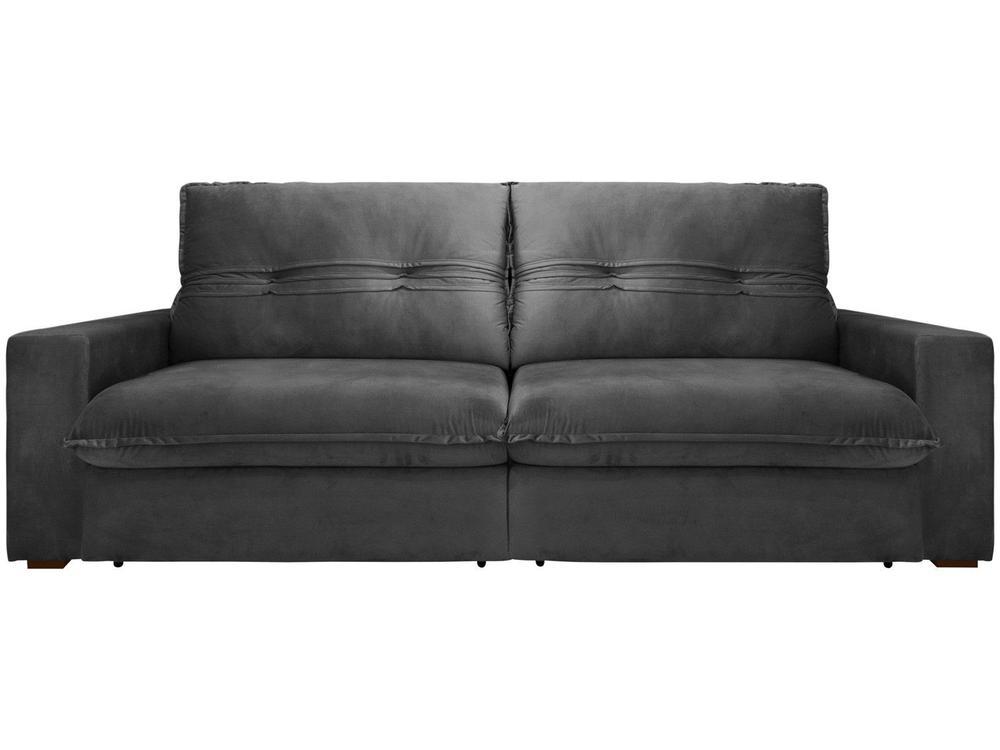 Sofá Retrátil Reclinável 4 Lugares Nipon Gralha Azul - 1