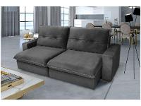 Sofá Retrátil Reclinável 4 Lugares Nipon Gralha Azul - 5