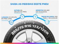 Pneu Aro 16” XBRI LT265/75R16 123/120R Brutus T/A - 2