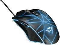 Mouse Gamer RGB Trust Óptico 4500DPI 7 Botões - 7