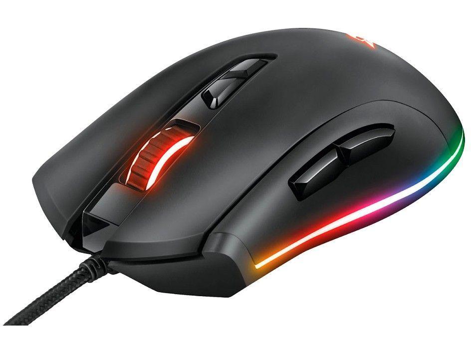 Mouse Gamer RGB Trust Óptico 15000DPI 7 Botões - 4