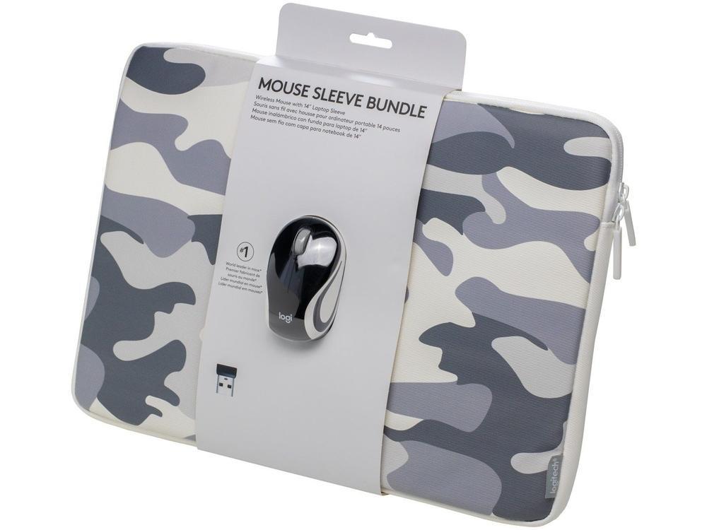 Mini Mouse sem Fio Logitech Laser 1000DPI - 3