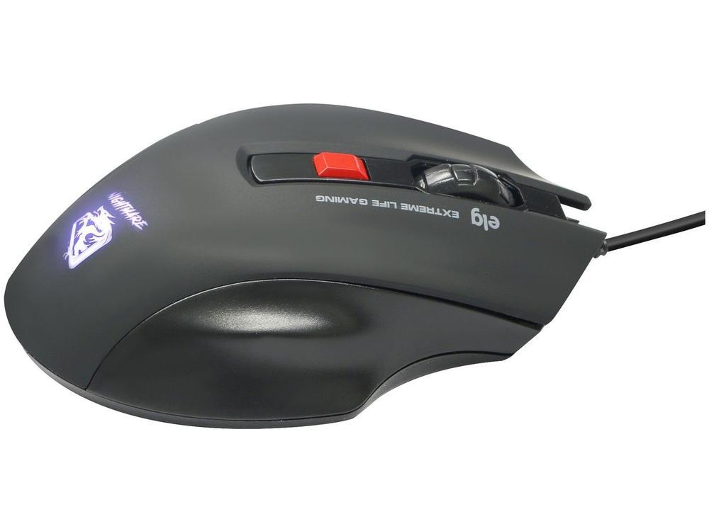 Mouse Gamer ELG Óptico 4000DPI 6 Botões - 3