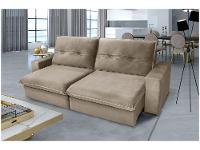 Sofá Retrátil Reclinável 4 Lugares Nipon Gralha Azul - 5