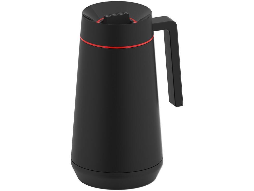 Bule Térmico de Aço Inox Preto com Tampa 500ml Tramontina Exata - 1