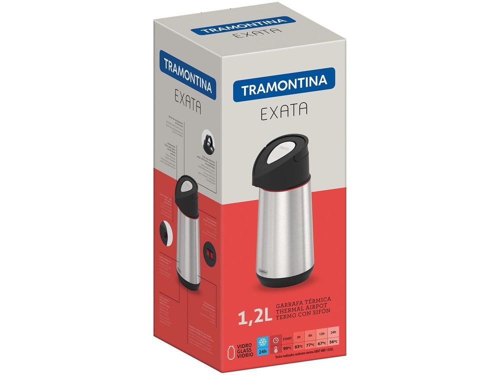 Garrafa Térmica Inox Tramontina 1,2L Exata - 17