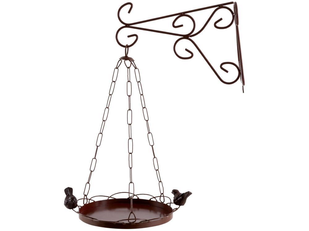 Porta Vela de Metal Shangai 23-832 Marrom - 2