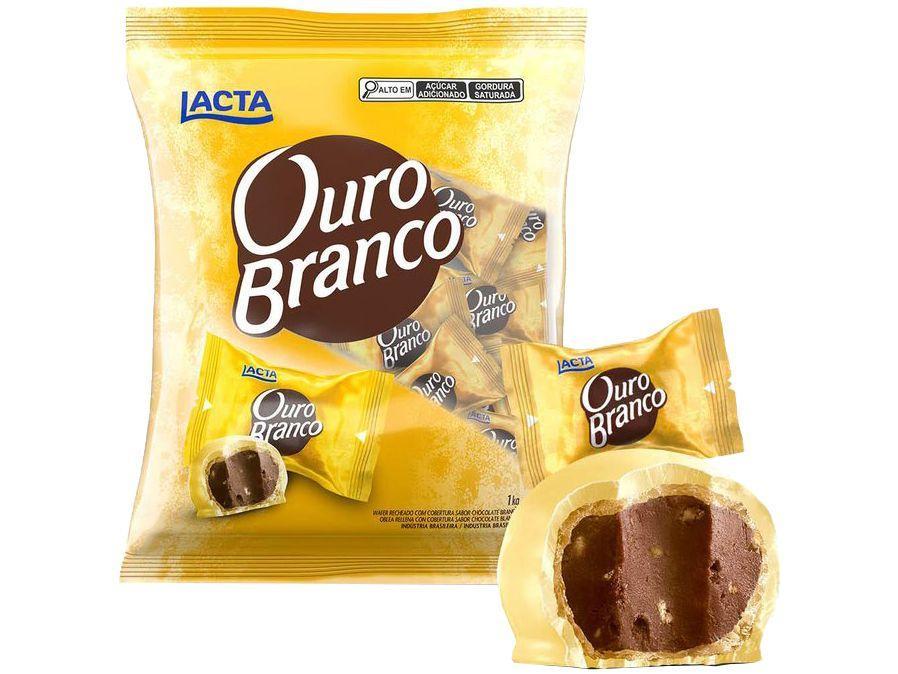 Pacote de Bombom Chocolate Ouro Branco 1kg - 1