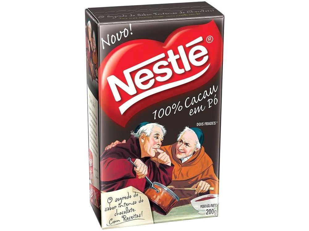 Cacau em Pó Dois Frades 100% Cacau Nestlé - 1