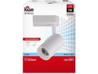 Spot de LED de Trilho de Sobrepor Redondo Branca - 5