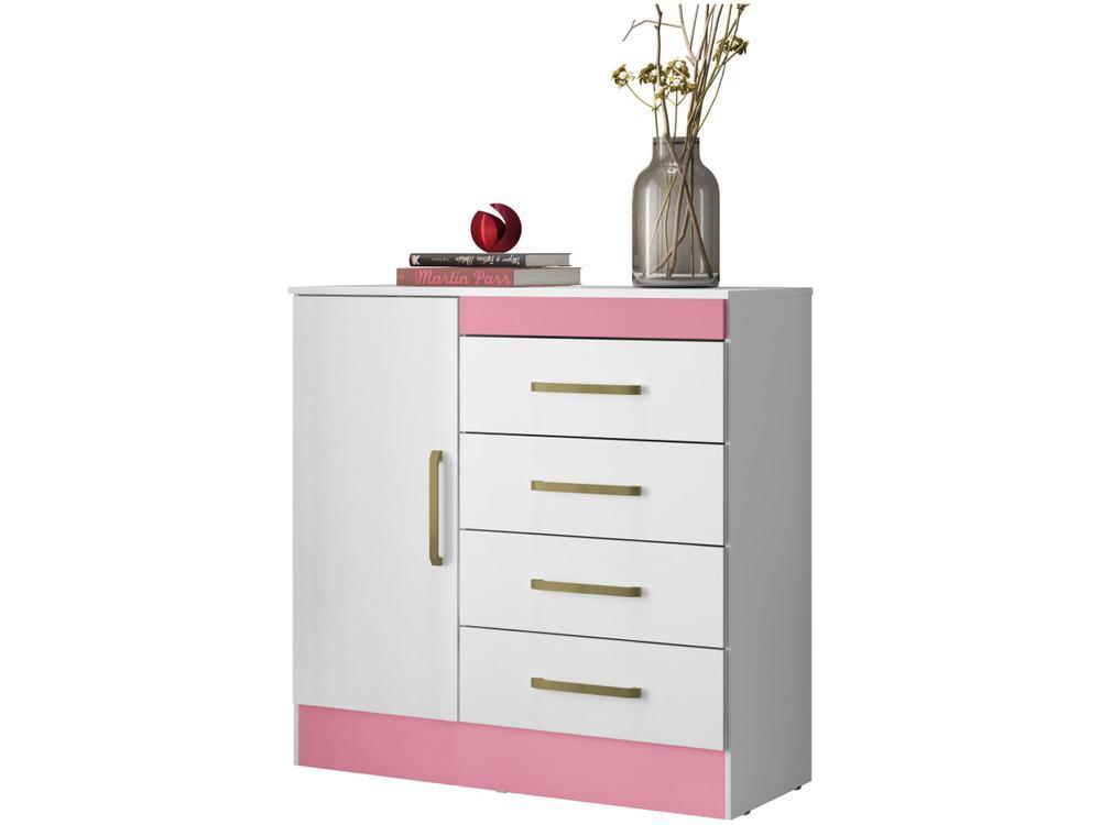 Cômoda 4 Gavetas 1 Porta Demobile Montevideu - 1