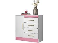 Cômoda 4 Gavetas 1 Porta Demobile Montevideu - 1