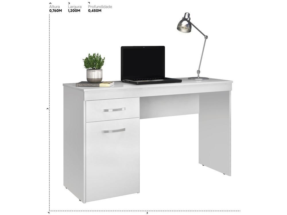 Escrivaninha 1 Gaveta 1 Porta Demobile Vitória - 7