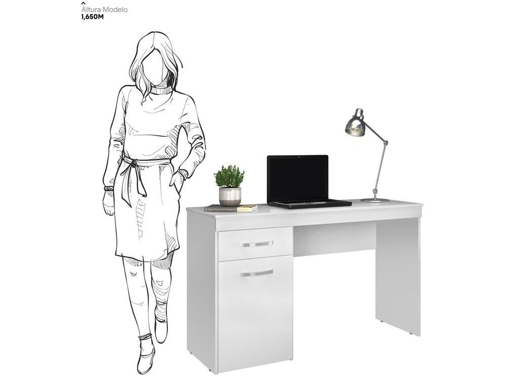 Escrivaninha 1 Gaveta 1 Porta Demobile Vitória - 9