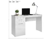 Escrivaninha 1 Gaveta 1 Porta Demobile Vitória - 7