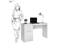 Escrivaninha 1 Gaveta 1 Porta Demobile Vitória - 9