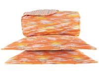 Colcha King Artex Algodão e Poliéster Boutis Aquarela Coral 3 Peças - 1