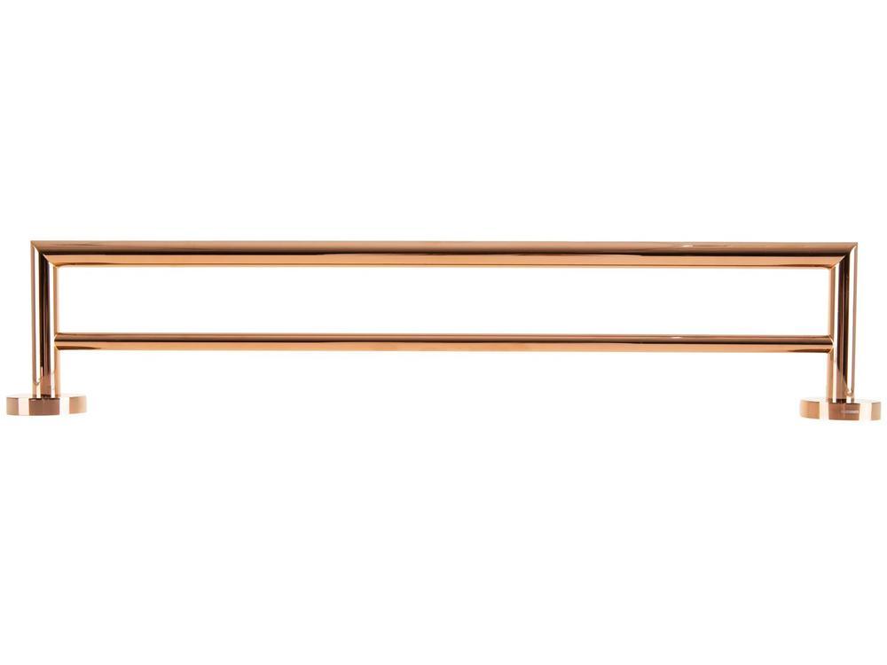 Toalheiro Duplo de Parede 60cm Rose Gold 2042 R82 - 3