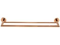 Toalheiro Duplo de Parede 60cm Rose Gold 2042 R82 - 2
