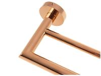 Toalheiro Duplo de Parede 60cm Rose Gold 2042 R82 - 5
