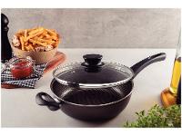 Frigideira Antiaderente Tramontina de Alumínio Paris Chumbo 26cm - 2