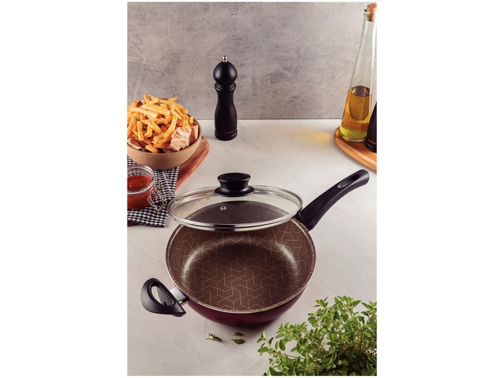 Frigideira Antiaderente Tramontina de Alumínio Paris Vermelha 24cm - 2