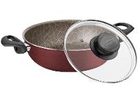 Frigideira Antiaderente Tramontina de Alumínio Funda Paris Vermelho 24cm - 1