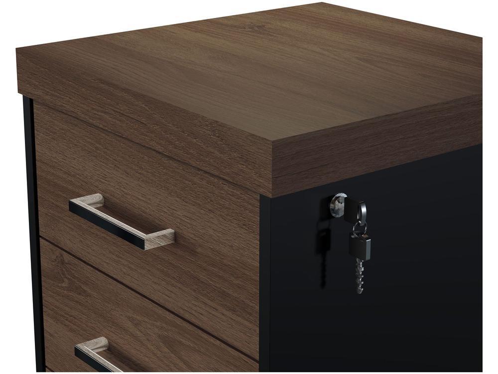 Gaveteiro para Escritório com Rodízios 3 Gavetas - 6