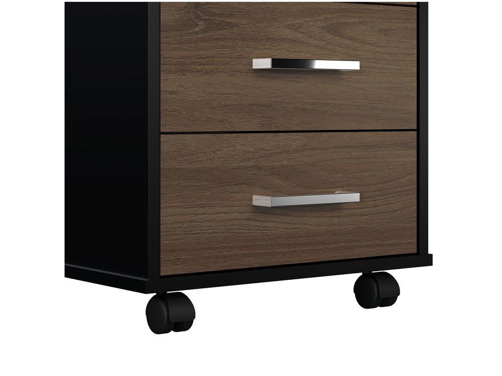 Gaveteiro para Escritório com Rodízios 3 Gavetas - 7