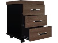 Gaveteiro para Escritório com Rodízios 3 Gavetas