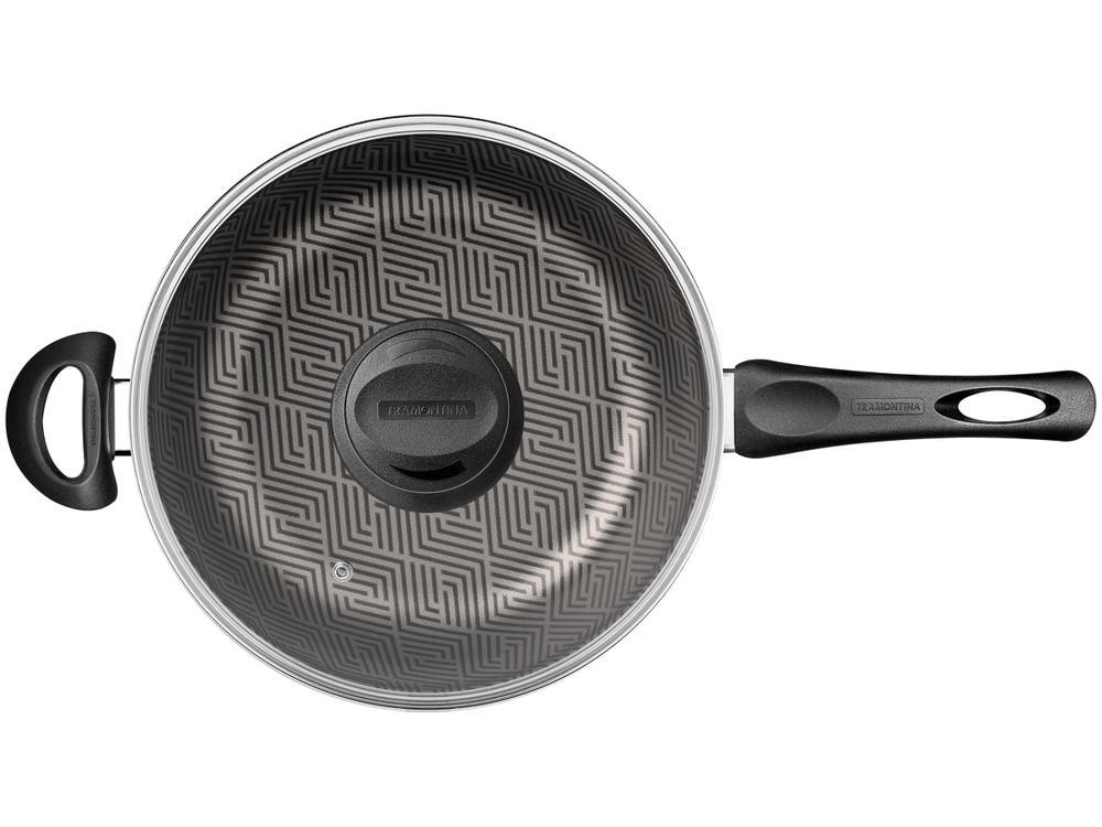 Frigideira Antiaderente Tramontina de Alumínio Paris Chumbo 24cm - 4