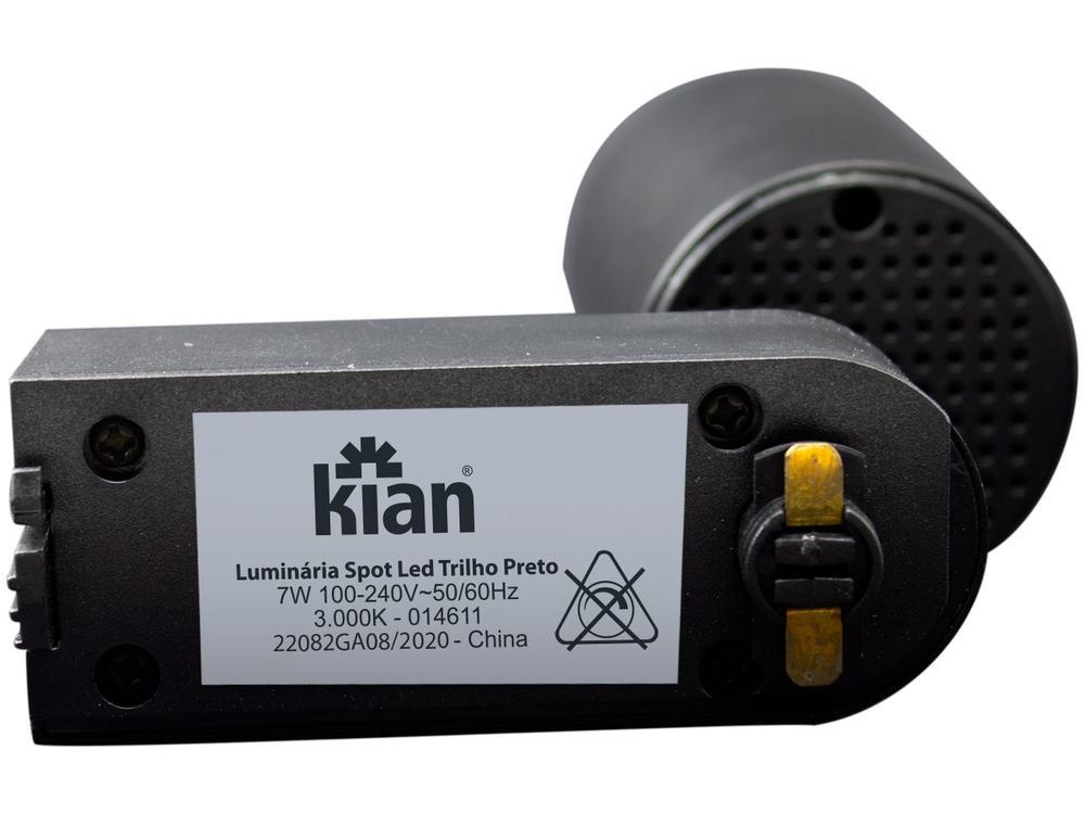 Spot de LED de Trilho de Sobrepor Redondo Branca - 4